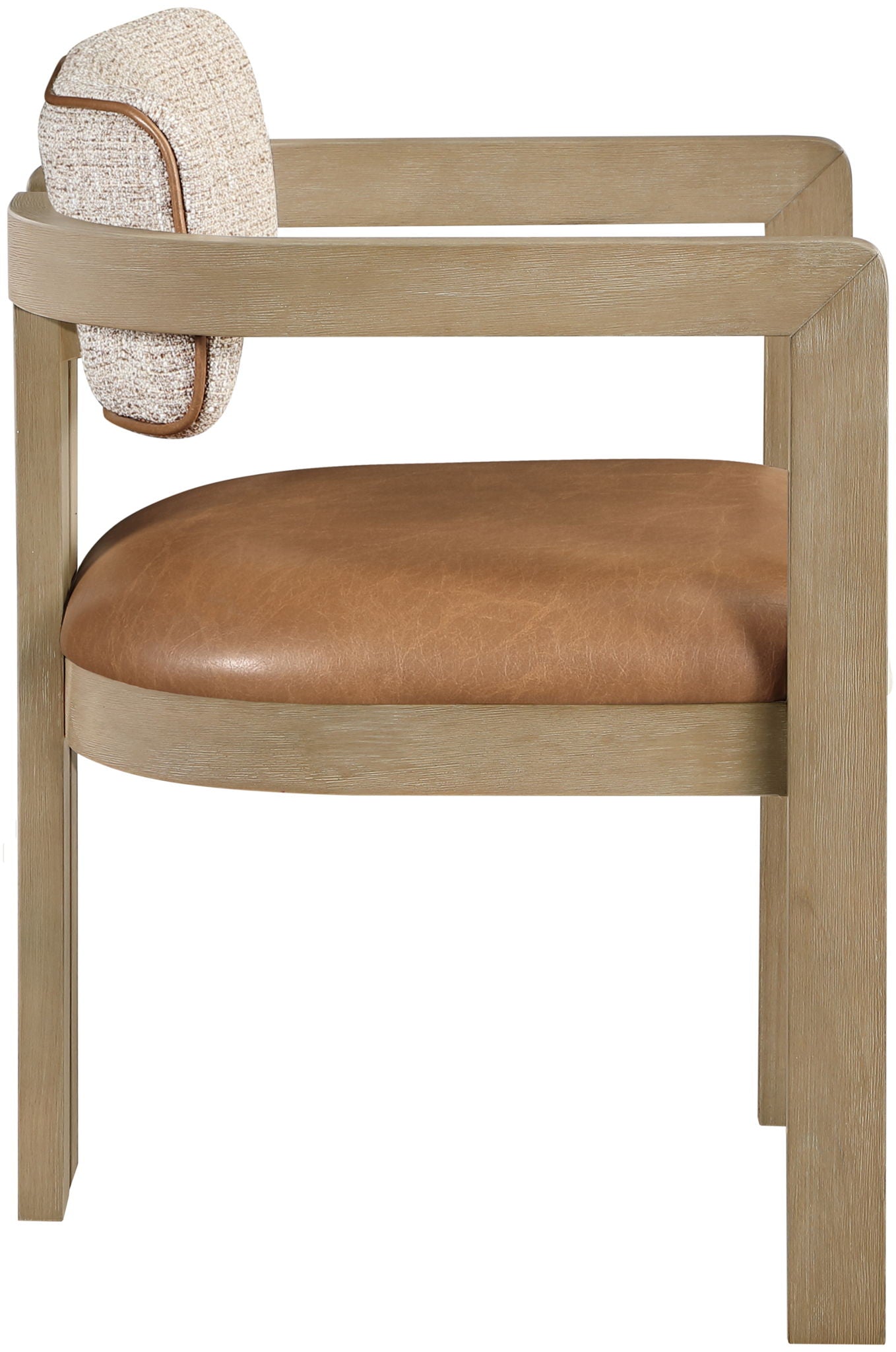 Ravina - Upholstered Dining Chair With Stained Natural Base (Set of 2)