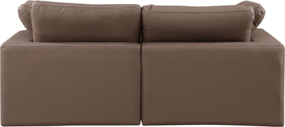 Comfy - Faux Leather Modular Sofa 2 Seats