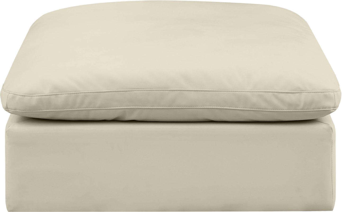 Comfy - Faux Leather Ottoman