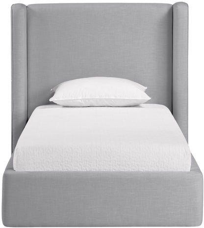 Kendall - Linen Textured Fabric Upholstered Bed