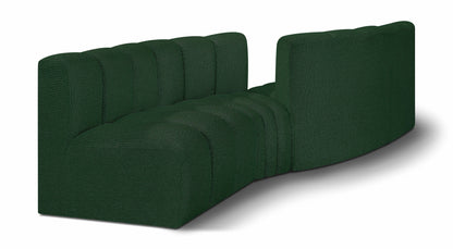 Arc - Boucle Fabric 4 Piece Sofa