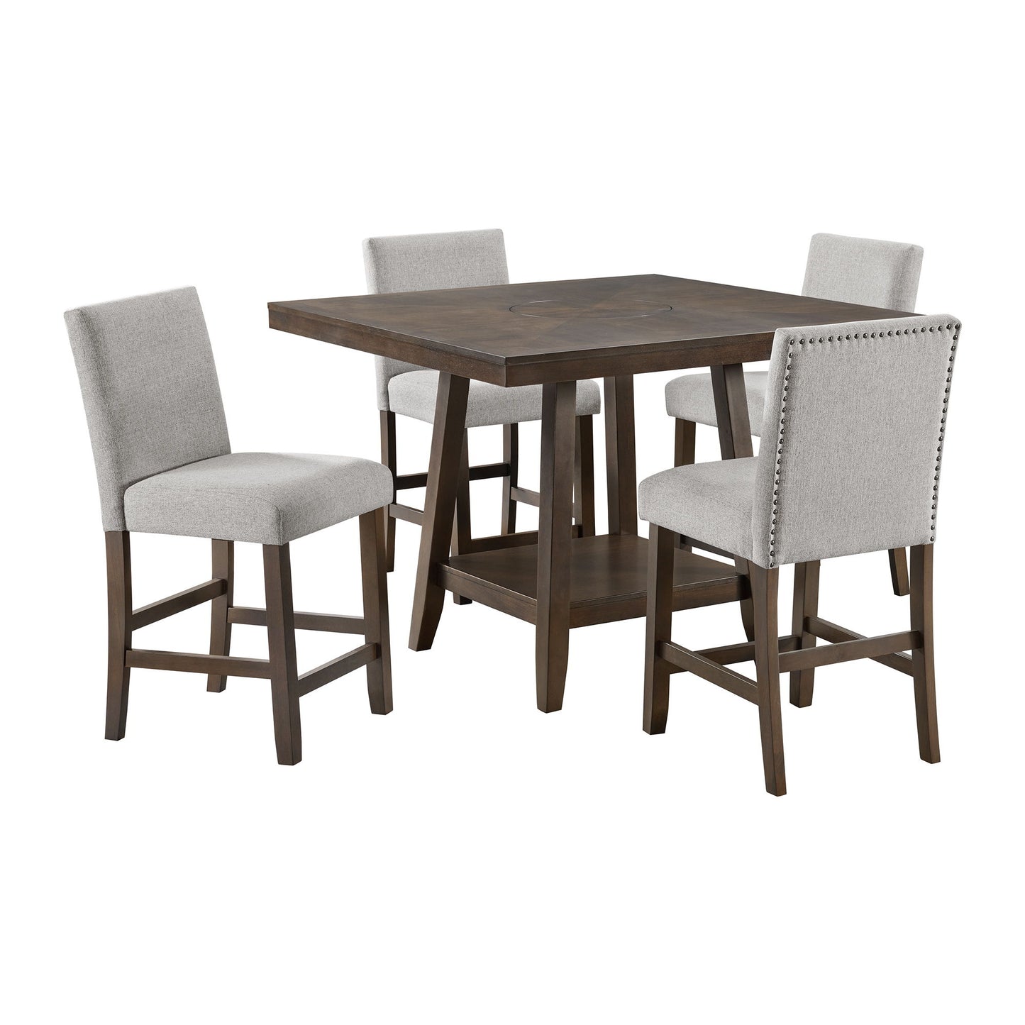 Seneca - Juego de comedor con altura de mostrador