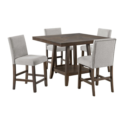 Seneca - Juego de comedor con altura de mostrador