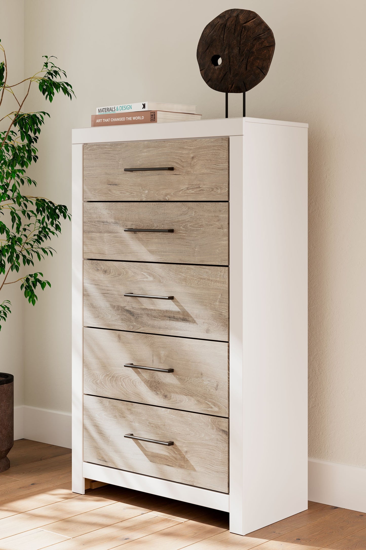 Charbitt - Two-tone - Five Drawer Chest