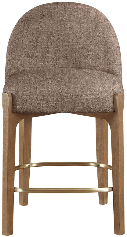 Torino - Counter Stool With Brushed Brown Base