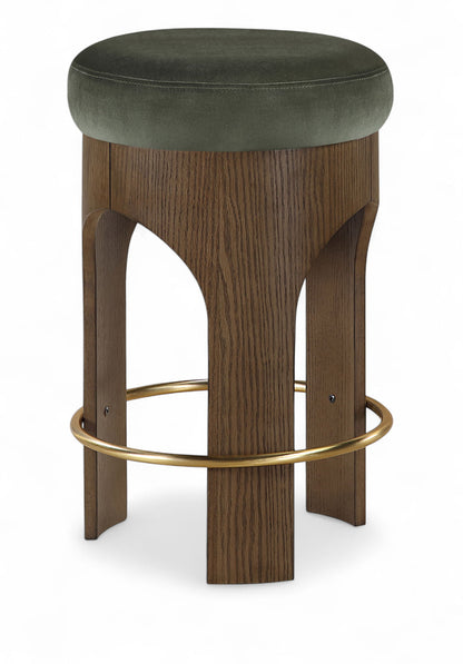 Bocceli - Counter Stool - Brown Base