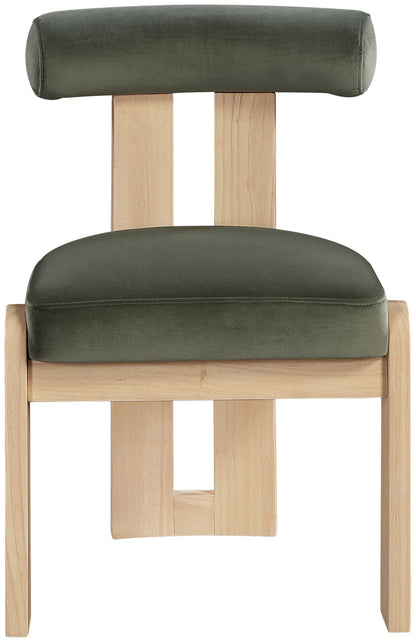 Arienzo - Performance Fabric Upholstered Dining Chair (Set of 2) - Natural Base