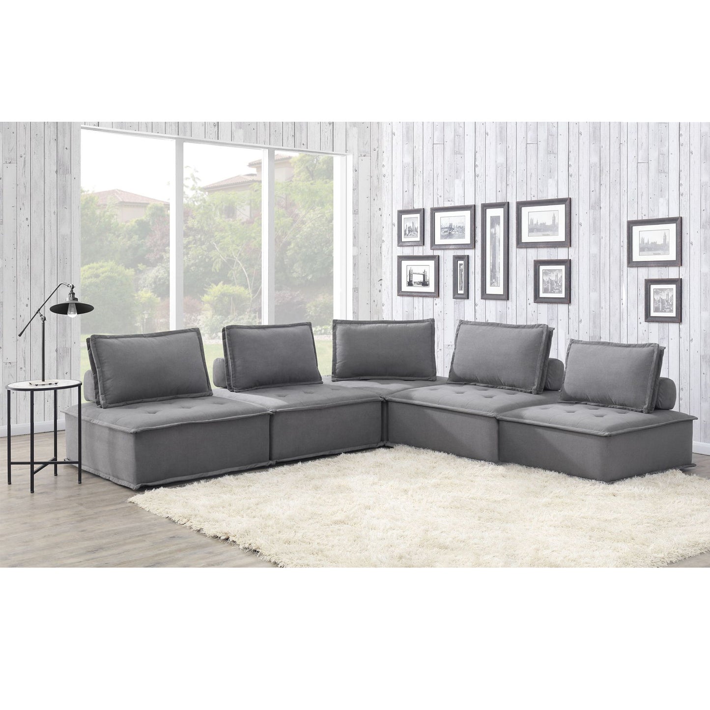 Paxton - Modular Seating 5 Piece Sectional