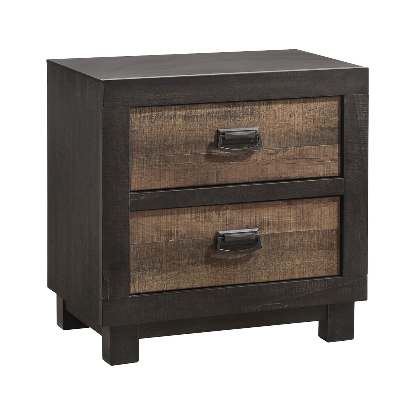 Harlington - 2-Drawer Nightstand - Dark Chocolate