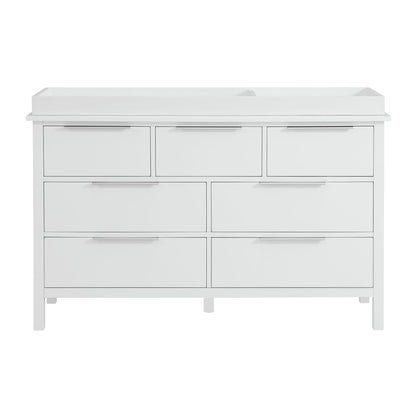 Lauren - Crib And Dresser With Topper - White