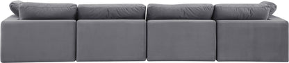 Comfy - Velvet Modular Sofa 4 Seats