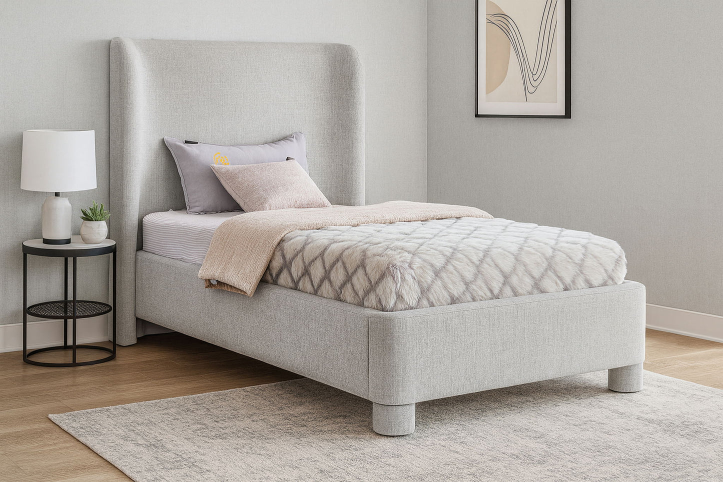 Penny - Chenille Fabric Bed