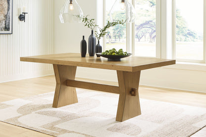 Galliden - Conjunto de comedor rectangular