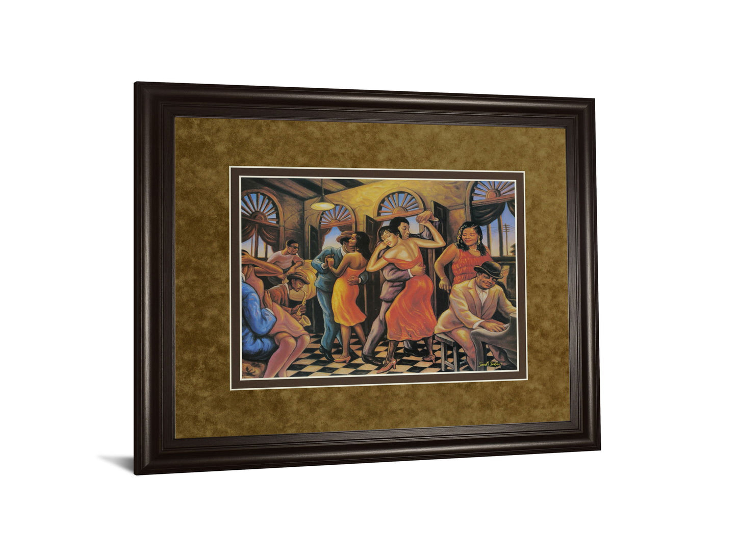 Roadhouse By Sarah Jenkins - Framed Print Wall Art - Light Brown