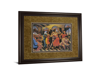 Roadhouse By Sarah Jenkins - Framed Print Wall Art - Light Brown