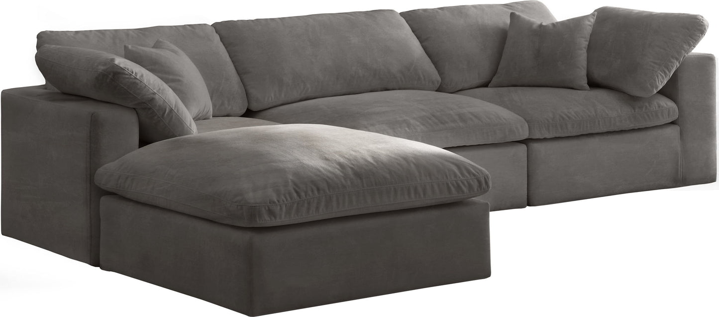 Cozy - 4 Piece Modular Sectional With Chaise