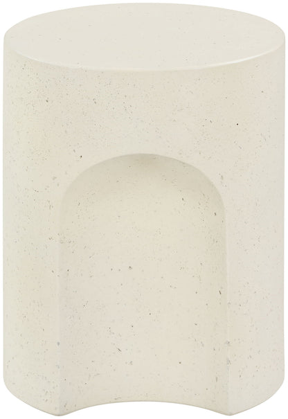 Olira - Concrete And Fiberglass Indoor / Outdoor End Table