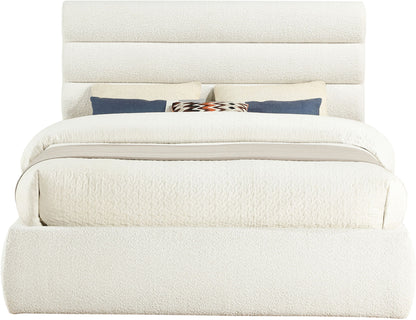 Adam - Boucle Fabric Bed With 52" Headboard