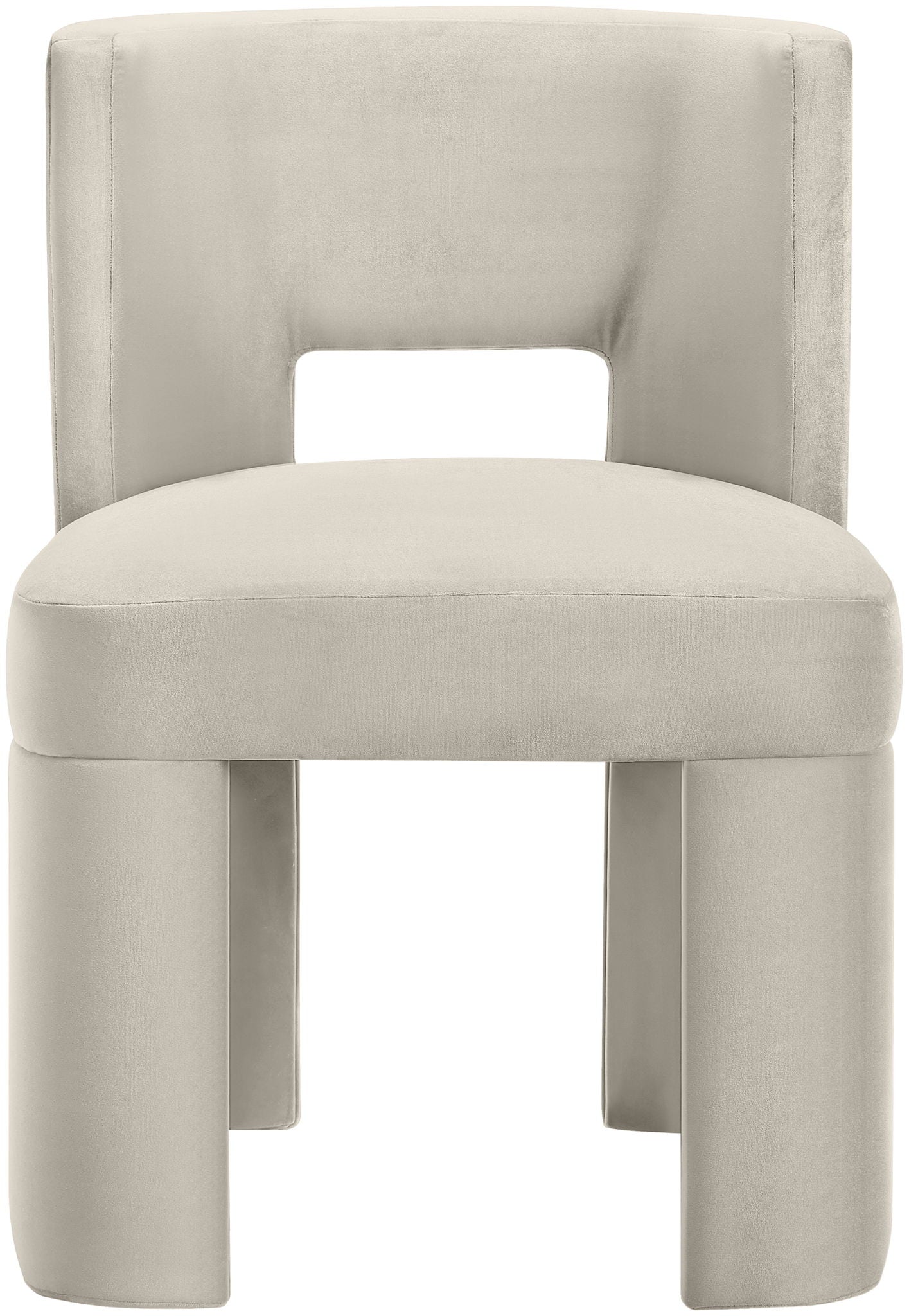 Zuno - Velvet Performance Fabric Upholstered Dining Chair (Set of 2)