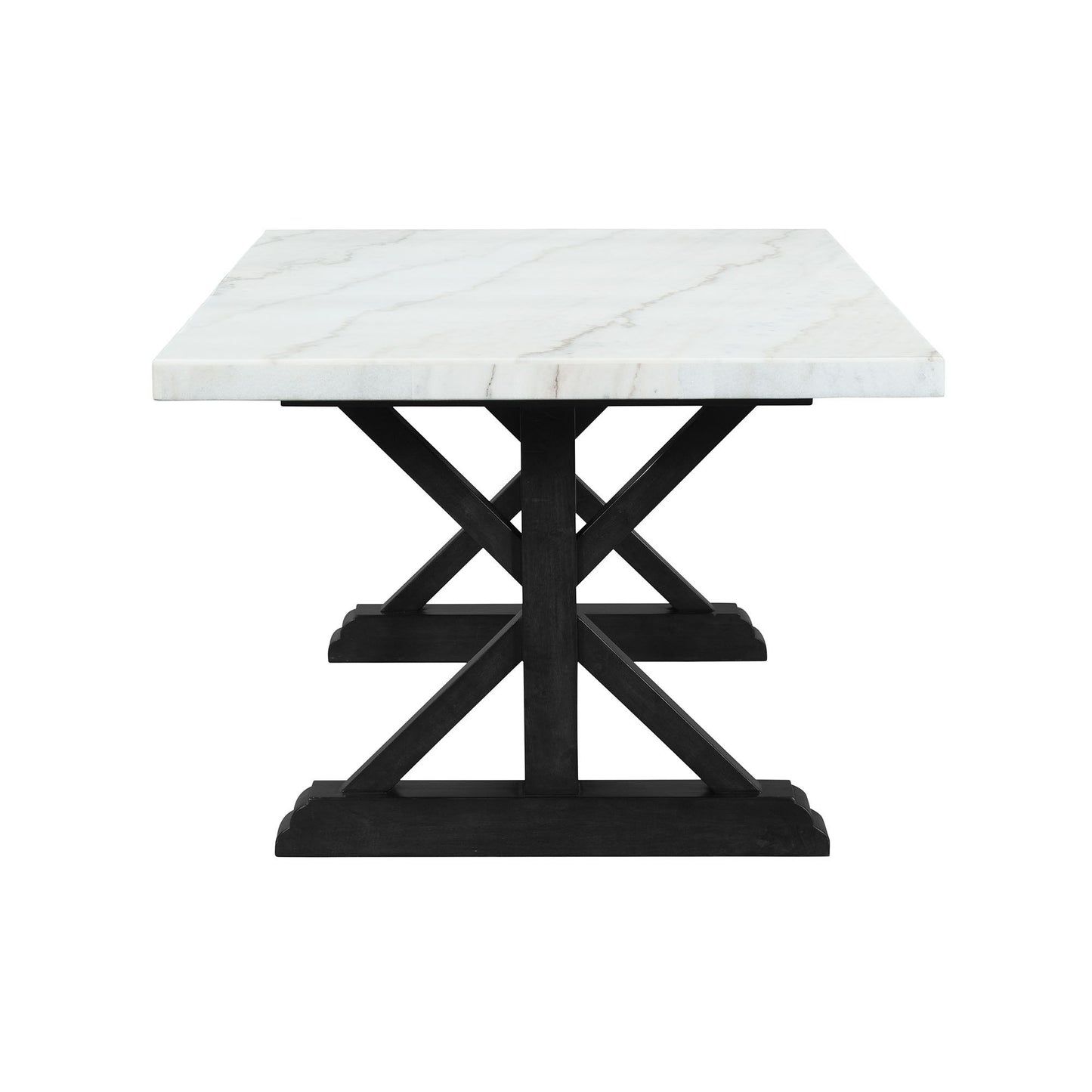 Toscana - Mesa de comedor con altura de encimera de mármol