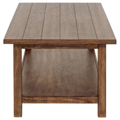 Payne - Wood Coffee Table with Shelf