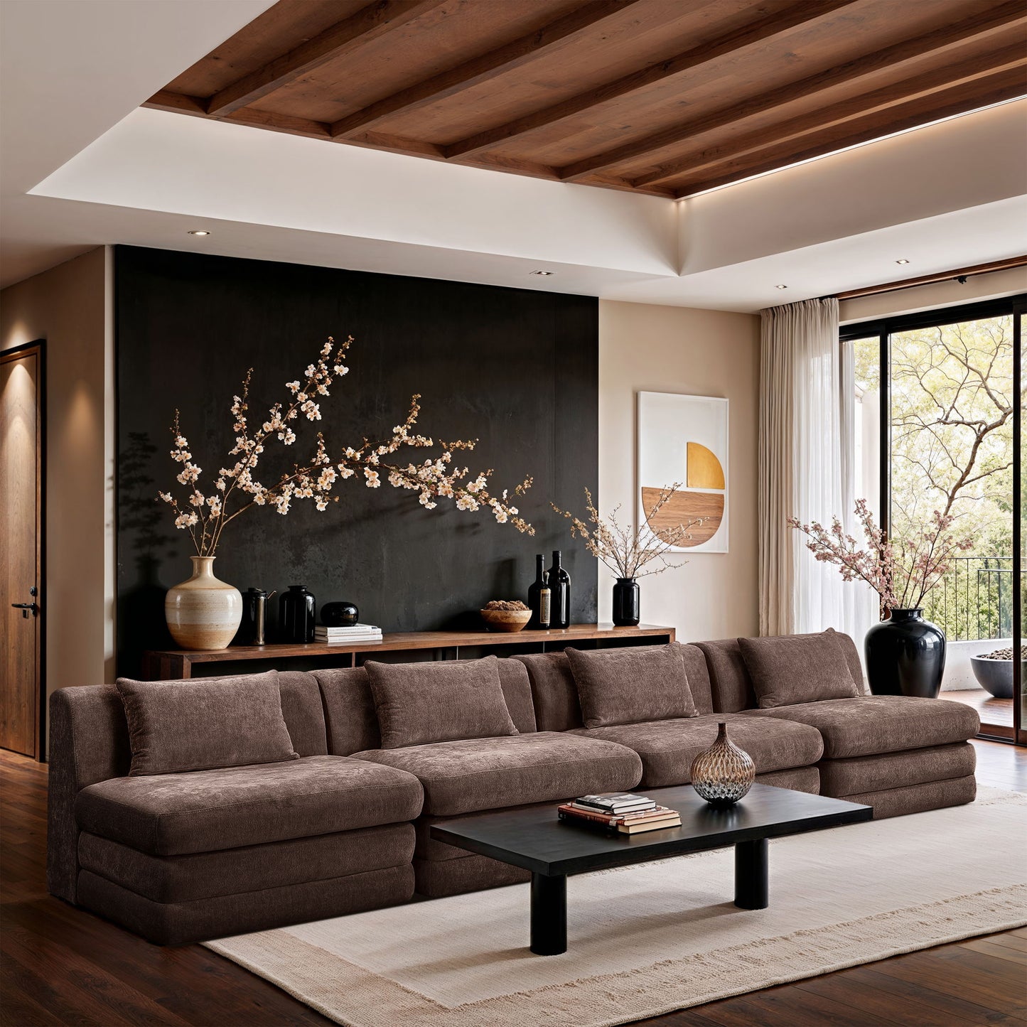 Stellar - 4 Piece Upholstered Modular Sectional