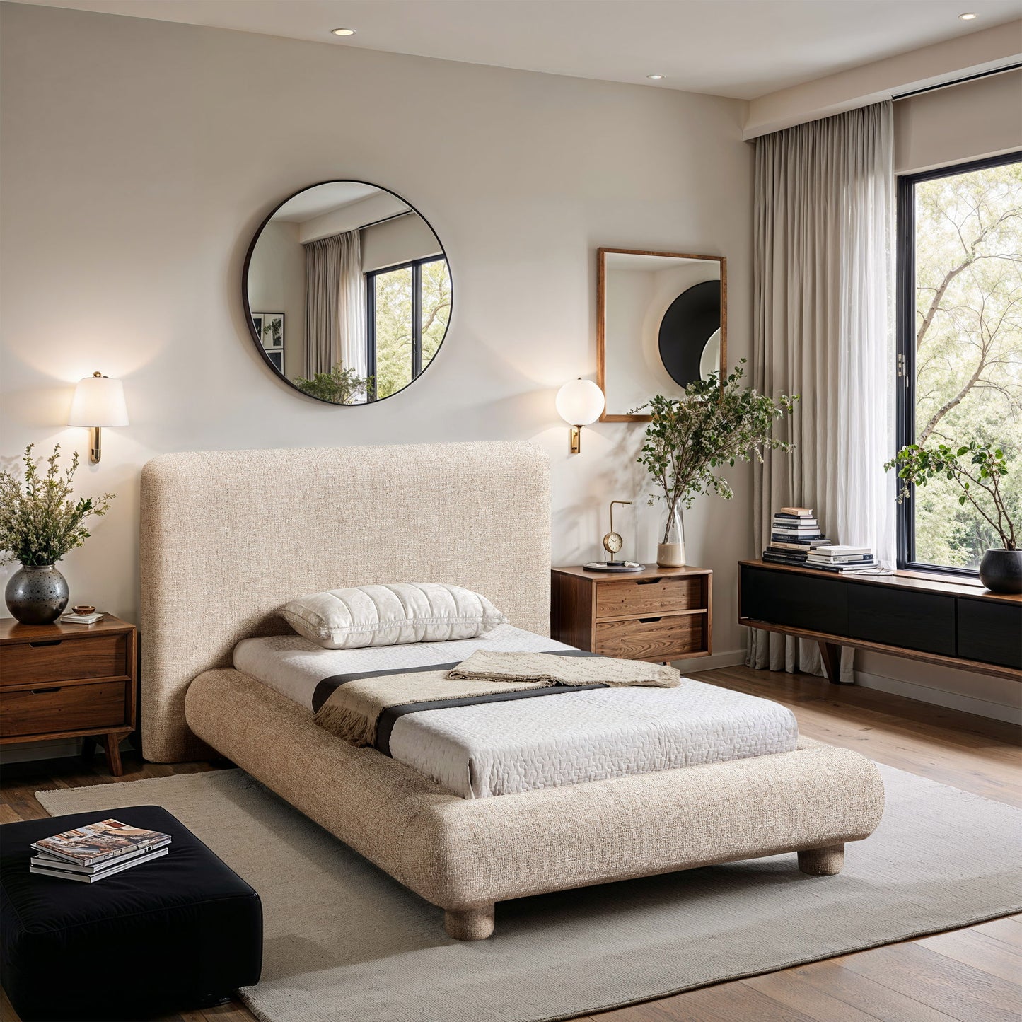 Blair - Polyester Upholstered Bed