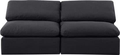 Indulge - Linen 2 Seat Modular Armless Sofa
