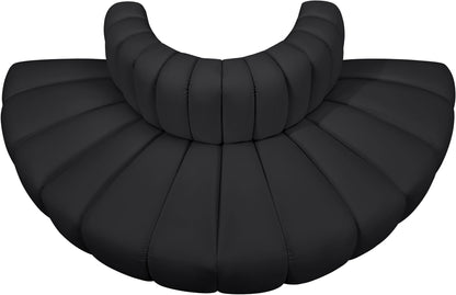 Arc - Faux Leather 4 Piece Modular Sofa