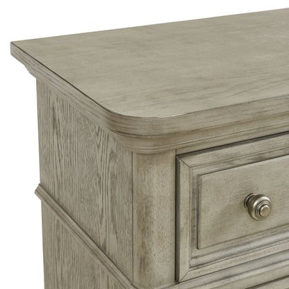 Whit-Ash - 6-Drawer Dresser - Light Gray