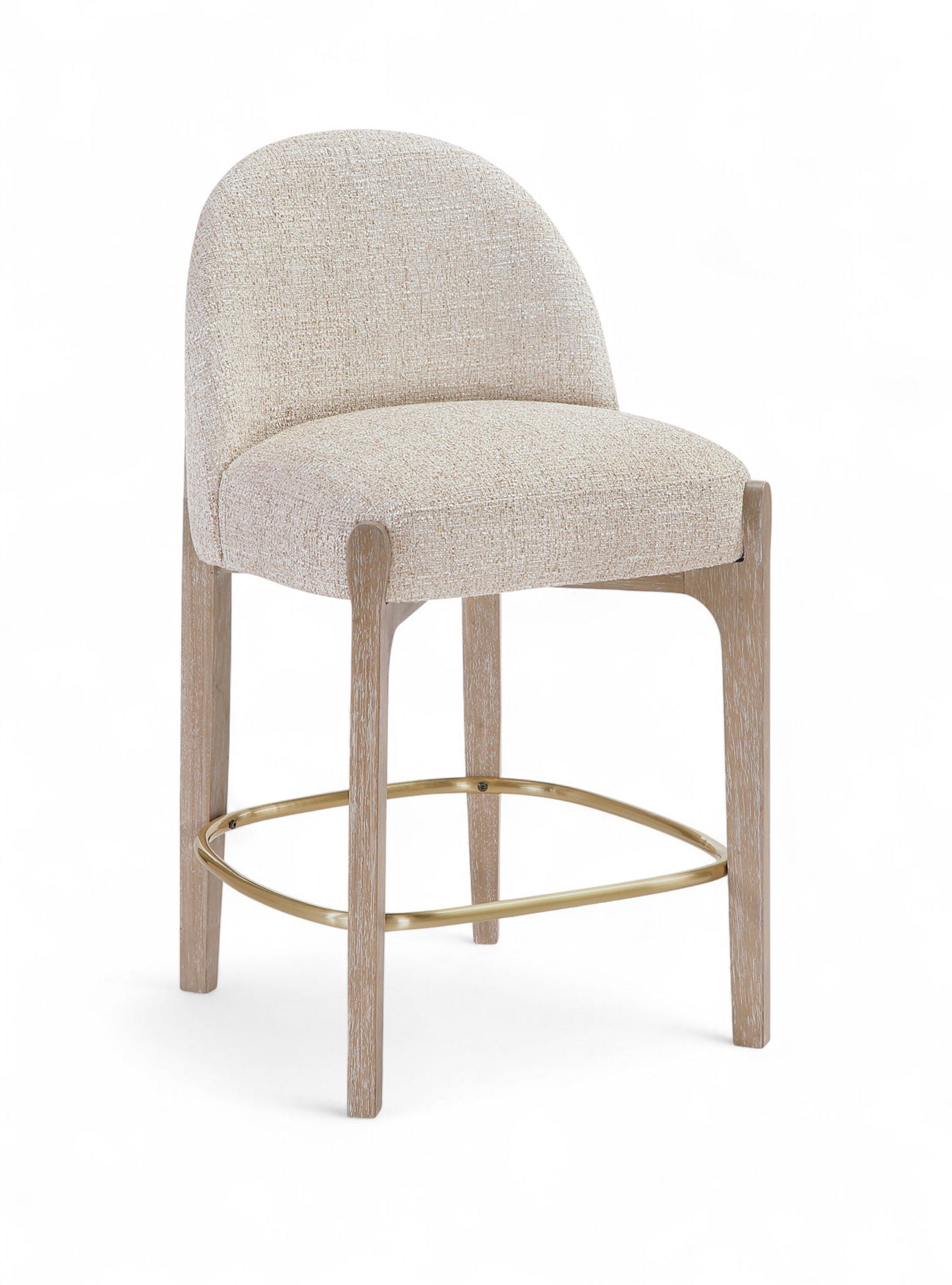 Torino - Counter Stool With Brushed Natural Base