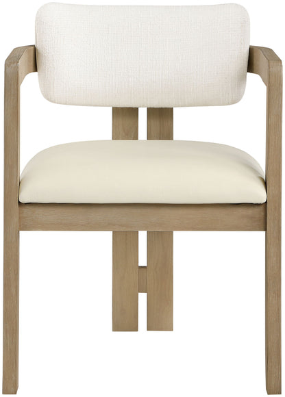 Ravina - Upholstered Dining Chair With Stained Natural Base (Set of 2)