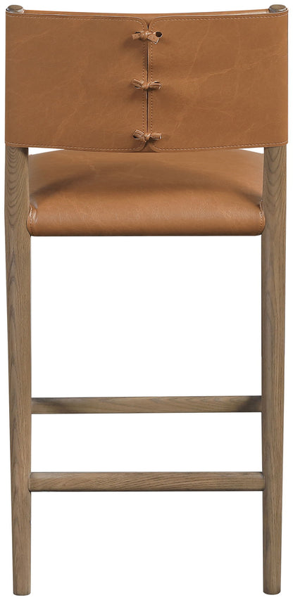 Andie - Upholstered Counter Stool - Brown Base