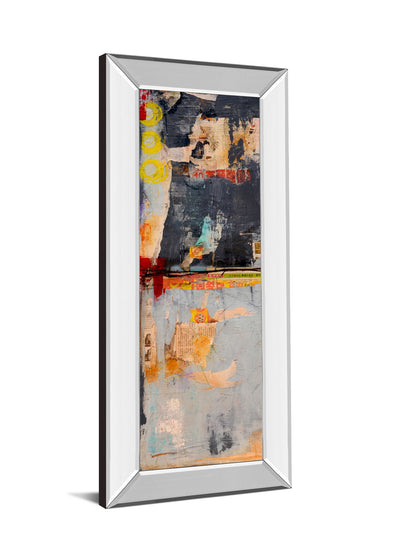 Hong Kong Post I By Erin Ashley - Mirror Framed Print Wall Art - Beige