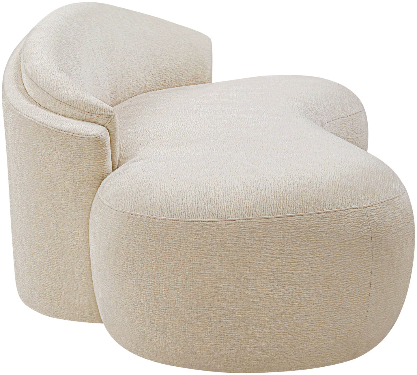 Caspian - Chenille Fabric Upholstered Loveseat