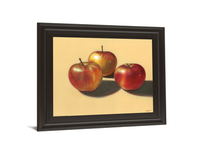 Apples - Framed Print Wall Art - Beige