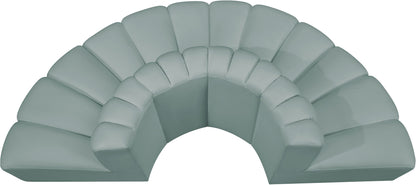 Arc - Faux Leather 4 Piece Modular Sofa