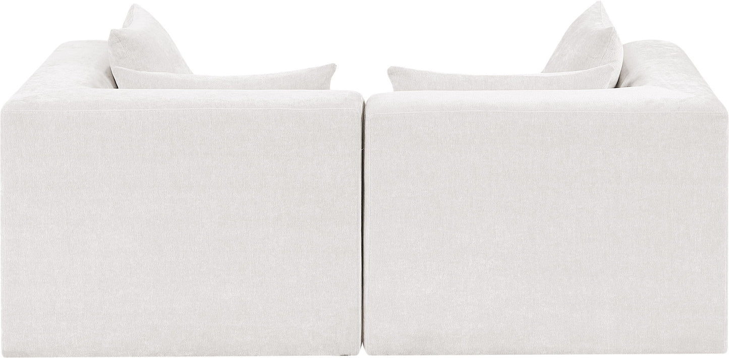 Stellar - 2 Piece 76" Upholstered Modular Loveseat