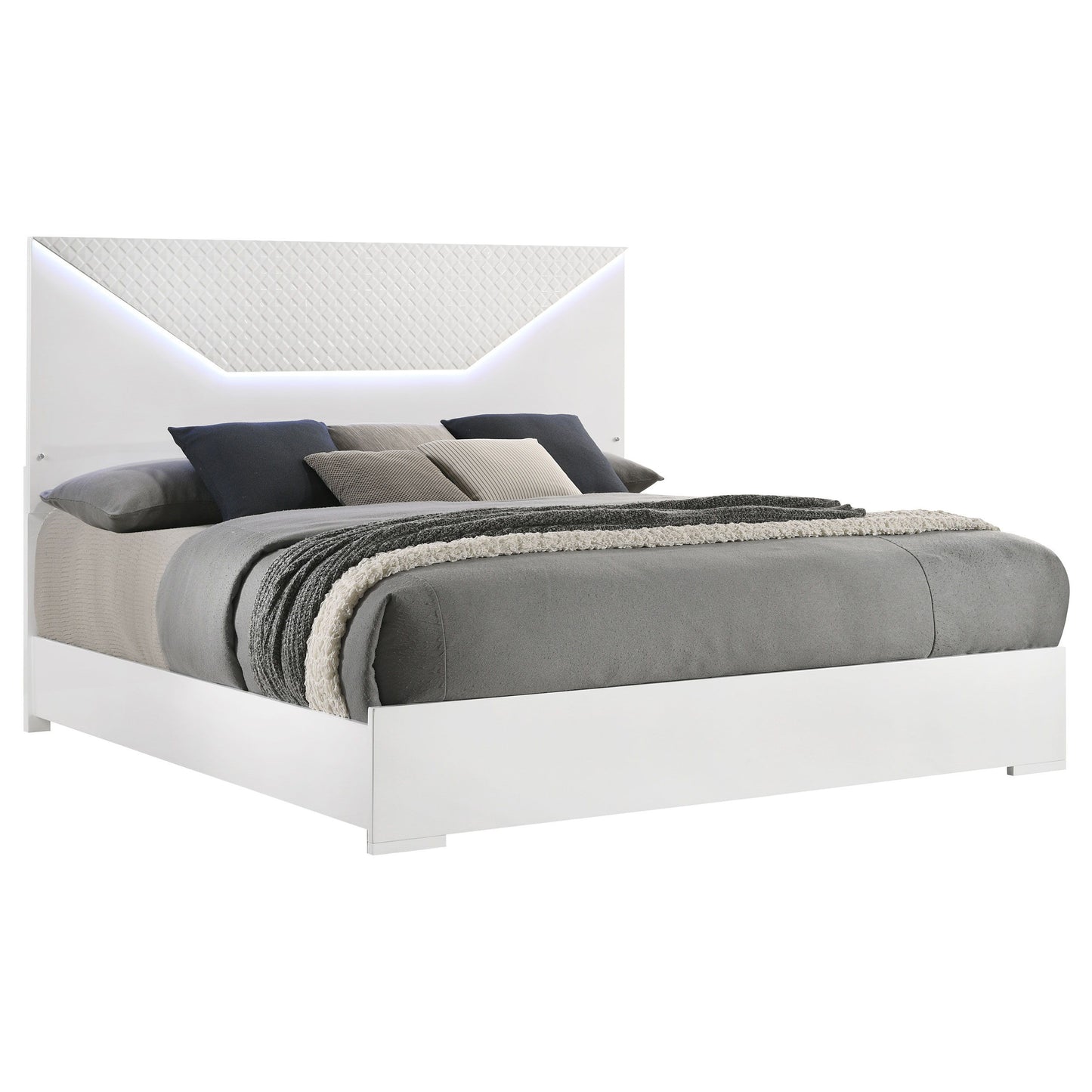 Ives - Panel Bed LED Headboard