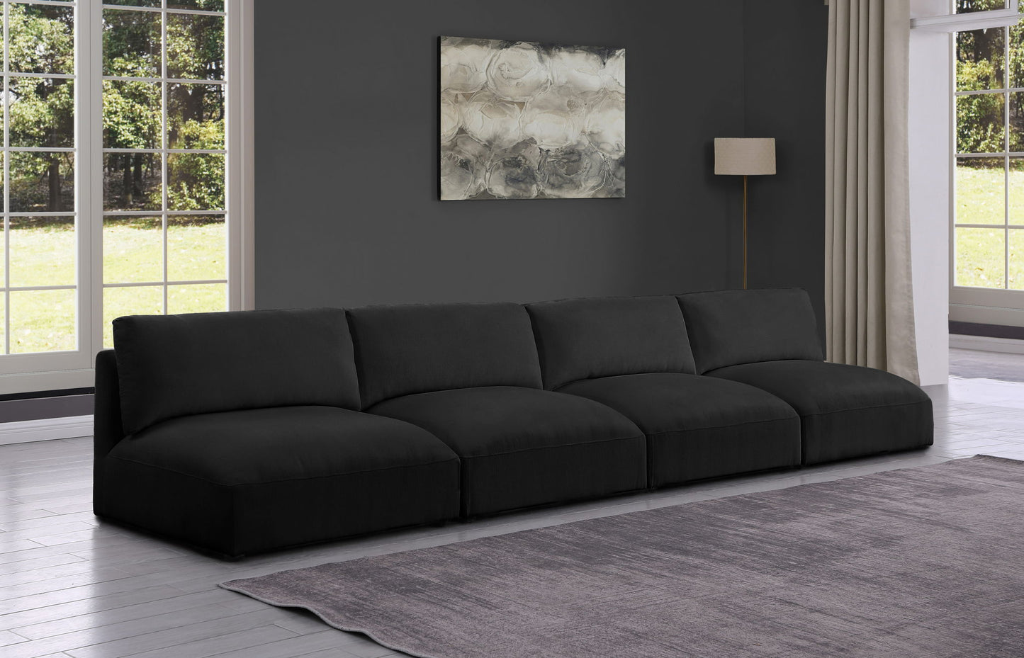 Ease - 4 Seat Modular Armless Sofa
