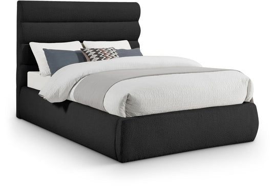 Adam - Boucle Fabric Bed With 52" Headboard