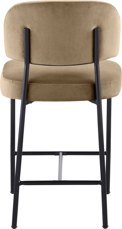 Zarelle - Performance Fabric Upholstered Counter Stool (Set of 2)