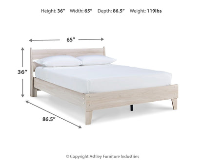 Socalle - Cama con plataforma de paneles