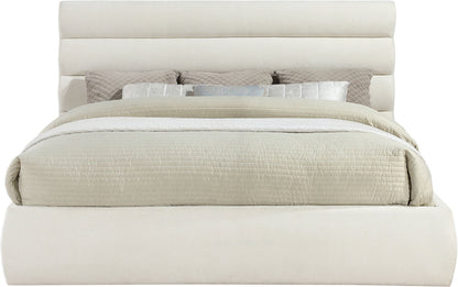 Adam - Chenille Fabric Bed With 52" Headboard