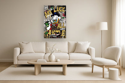 Urban Ambition - 32" x 48" Framed Wall Art - Gold
