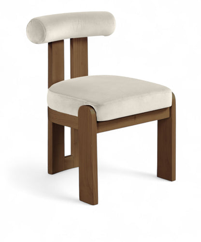 Arienzo - Performance Fabric Upholstered Dining Chair (Set of 2) - Walnut Base