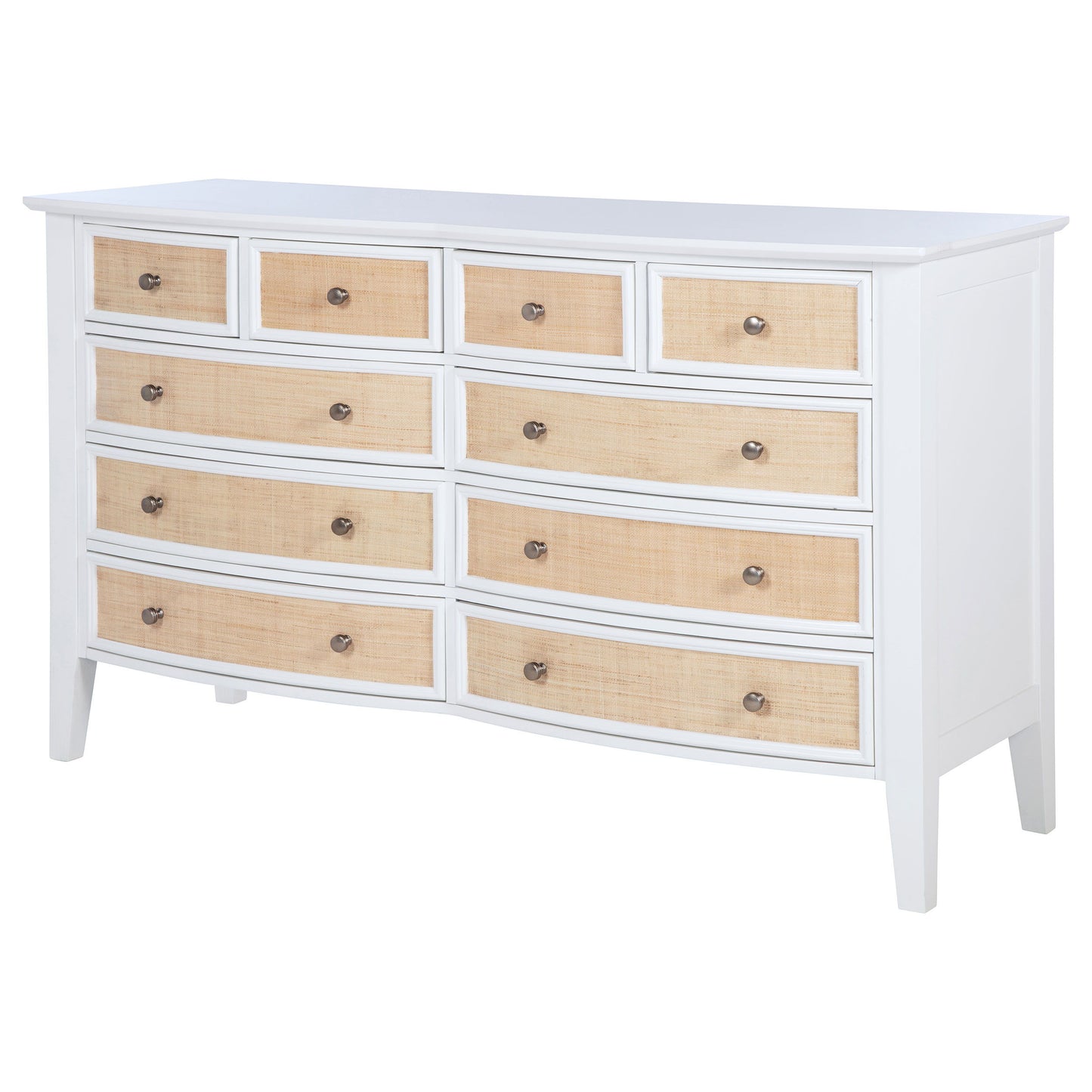 Bexhill - 10-Drawer Dresser Cabinet - White