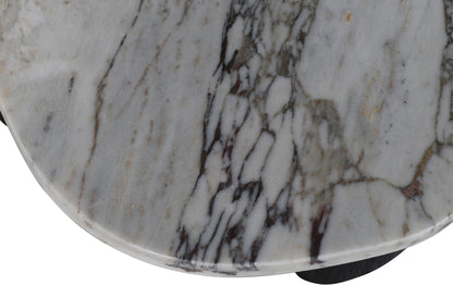 Puglia - Marble Top And Oak Wood Base Table