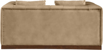 Mallina - Loveseat - Tan