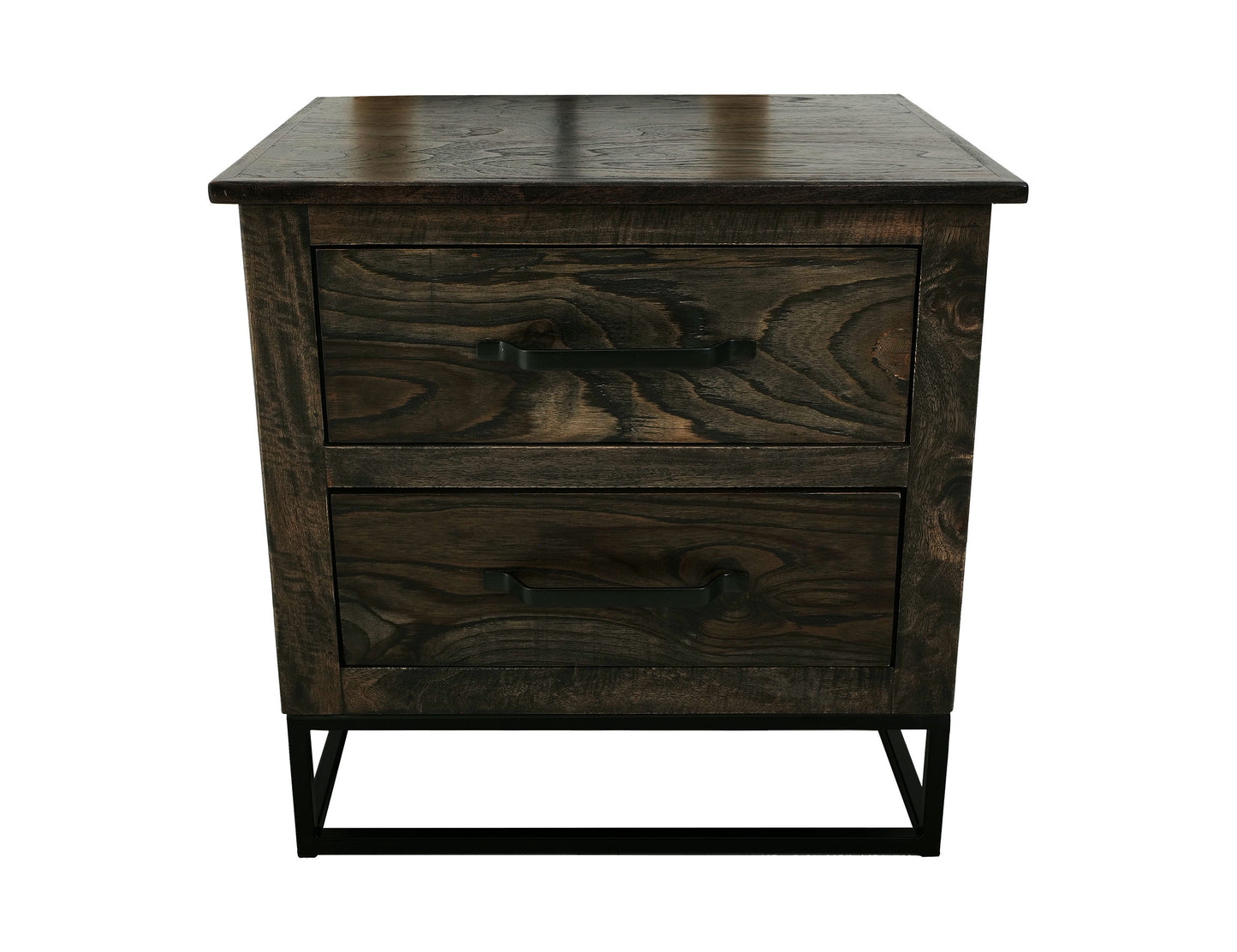 Teak - Nightstand - Oil Black